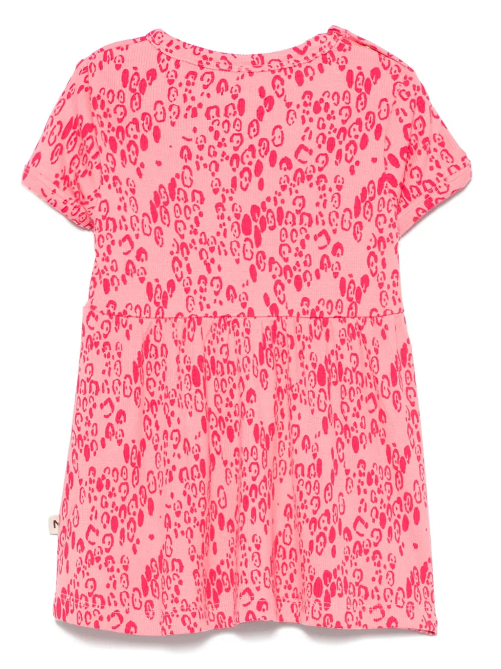 Mini Rodini Jurk met abstracte print - Roze