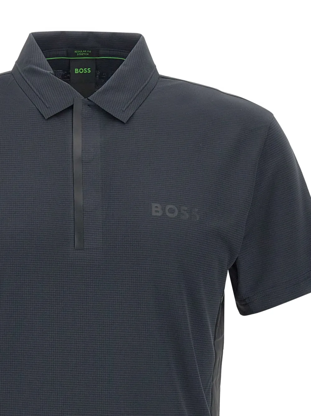 BOSS Paddy Tech poloshirt Blauw
