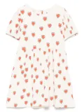 Mini Rodini organic-cotton dress - Neutrals