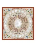 Longchamp Palette d'Artiste printed silk scarf - Neutrals