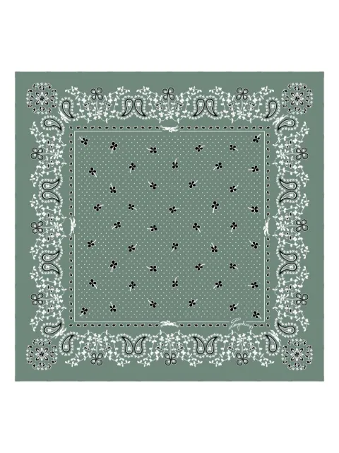 Longchamp French Bandana silk scarf