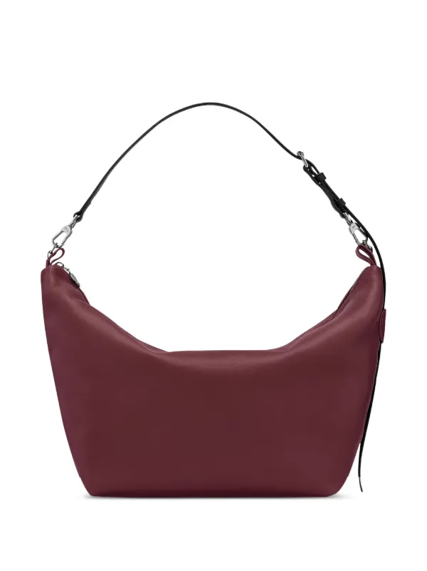 Longchamp ル スラウチ レザーショルダーバッグ | レッド
