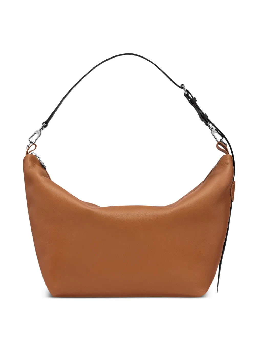 Longchamp Le Slouchy leren schoudertas Bruin