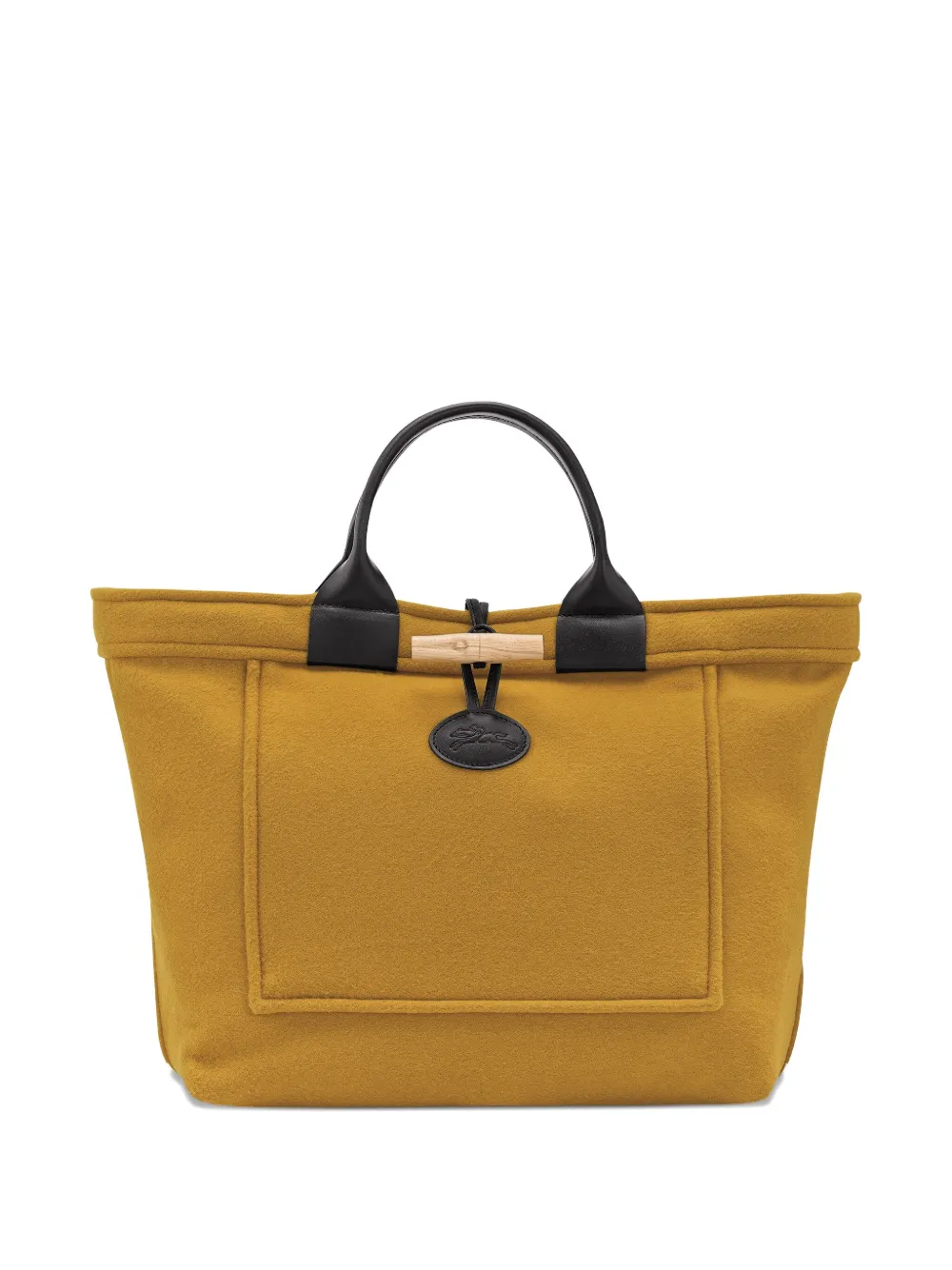 Longchamp Le Roseau L tote bag Geel
