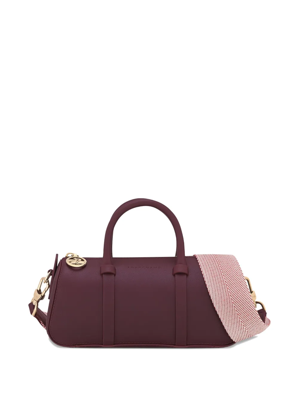 Longchamp Daylong S leren shopper - Rood