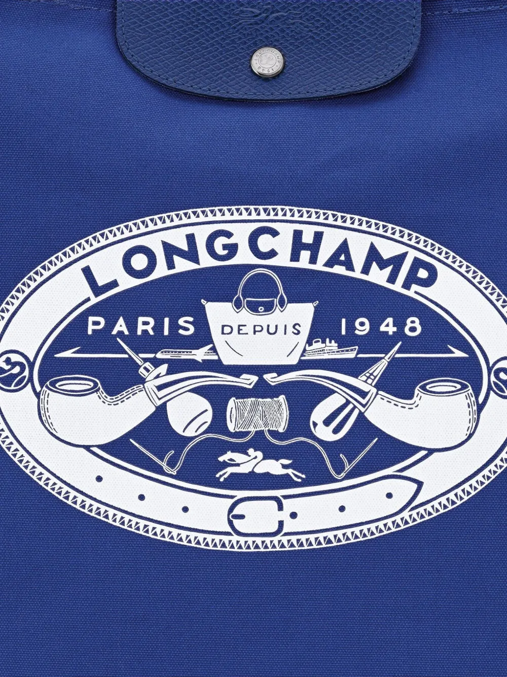 Le Pliage M Logo-Print Tote Bag