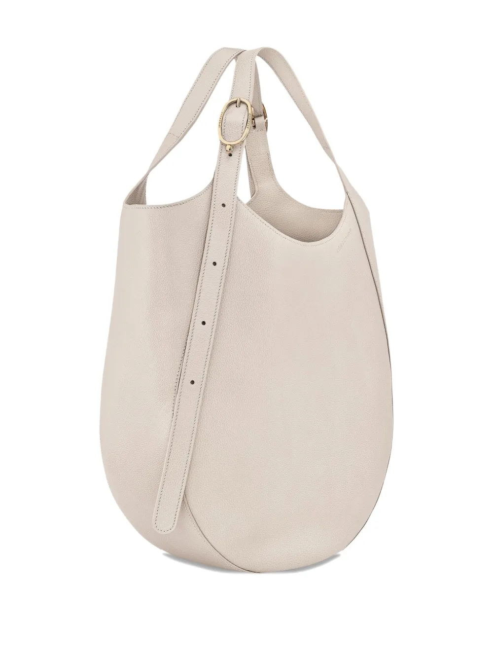 Longchamp Le Foulonné XL leather tote bag Beige