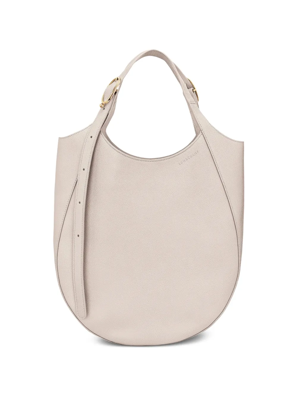 Longchamp Le Foulonné XL leather tote bag Beige
