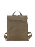 Longchamp Le Foulonné M leather backpack - Green