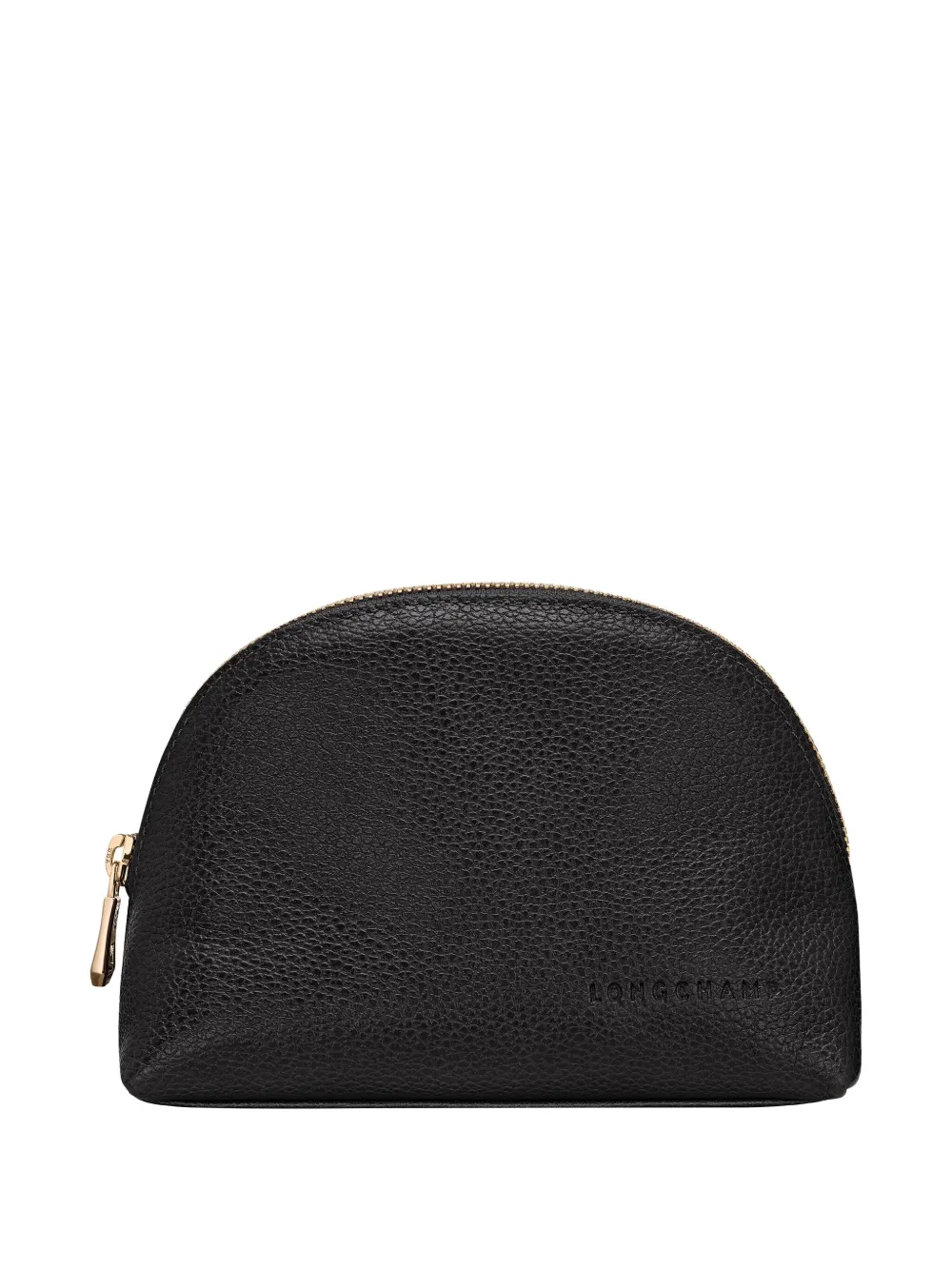 Longchamp Le Foulonné debossed-logo make up bag - ブラック Longchamp Le Foulonné debossed-logo make up bag - ブラック