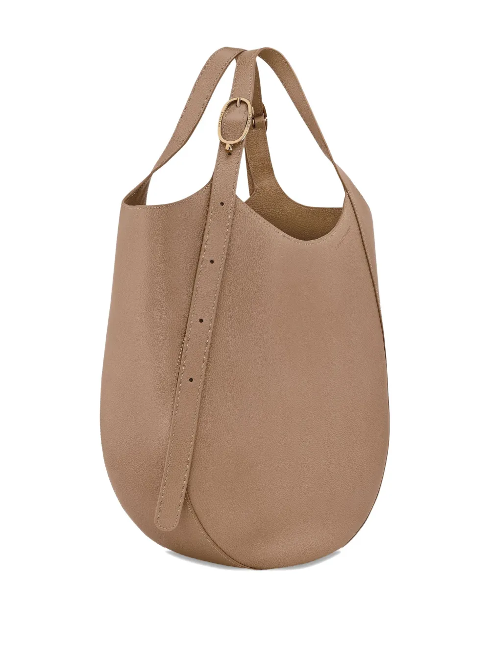Longchamp Le Foulonné XL leather tote bag Beige