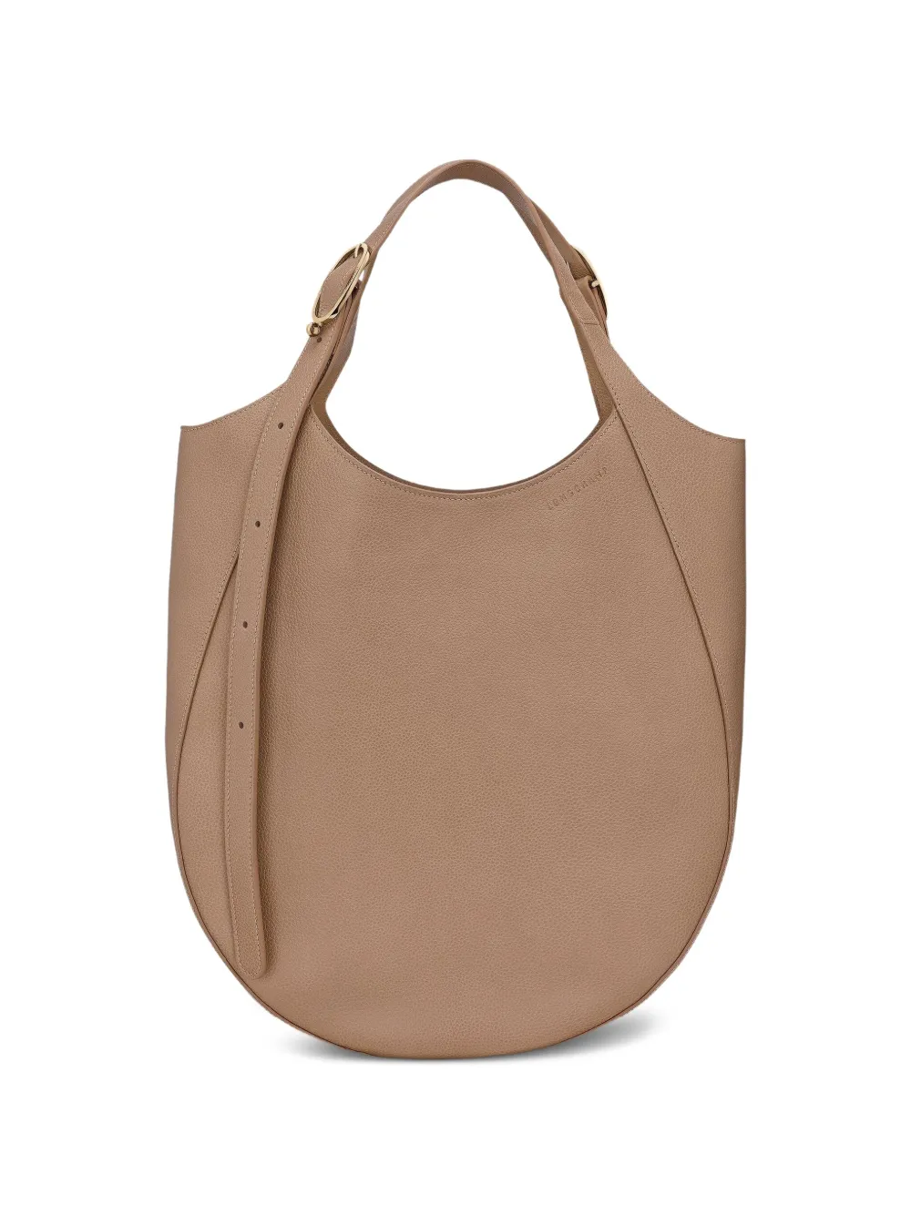 Longchamp Le Foulonné XL leather tote bag Beige