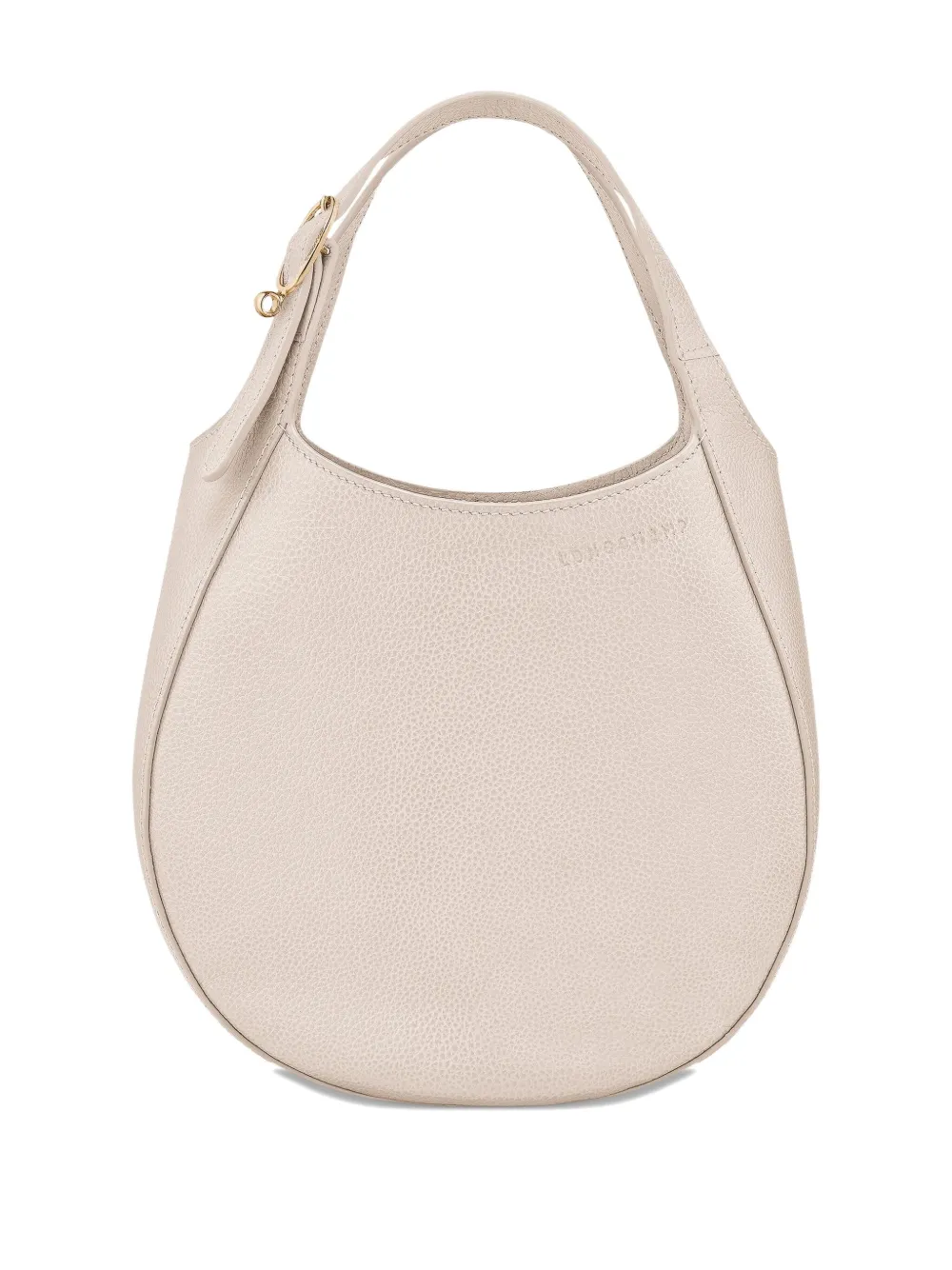 Longchamp Le Foulonné leren handtas Beige