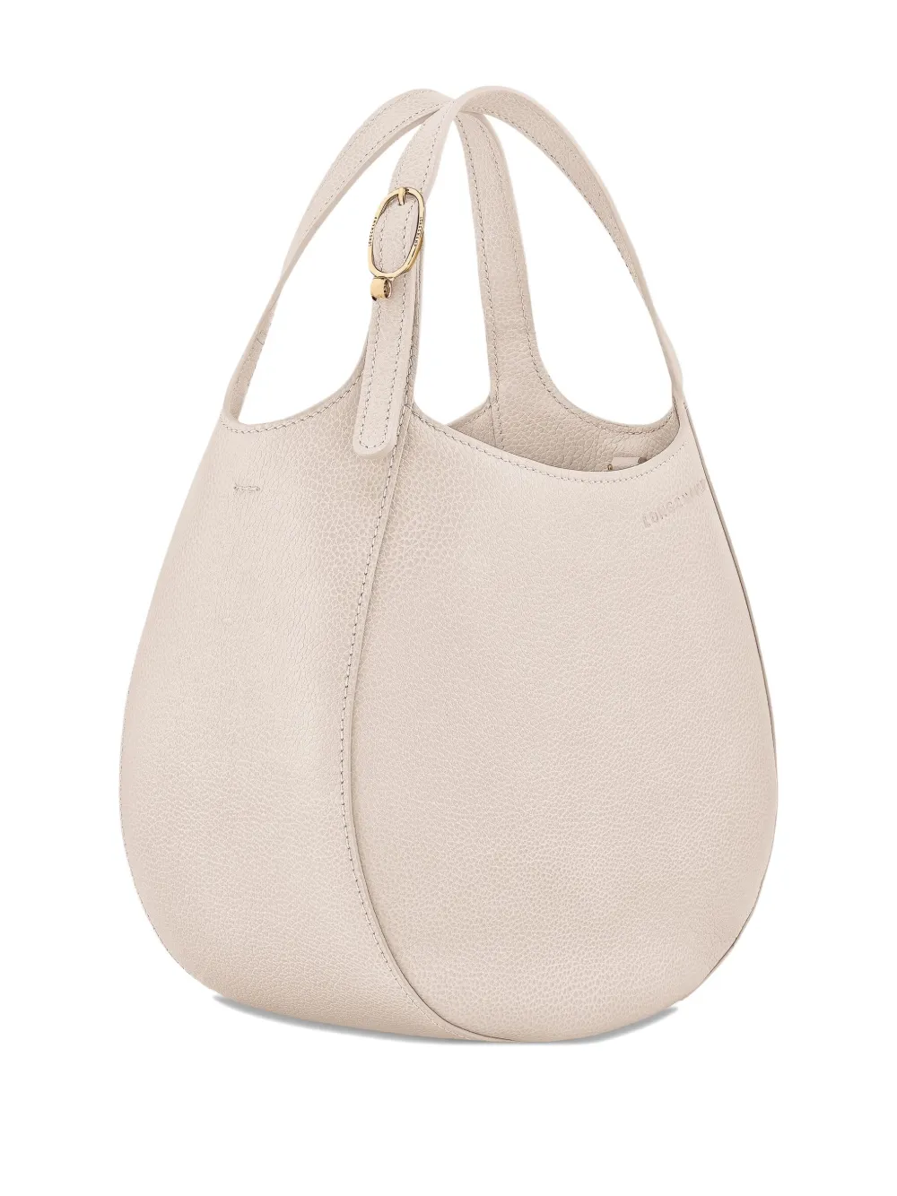 Longchamp Le Foulonné leren handtas Beige