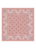 Longchamp paisley-print scarf - Pink