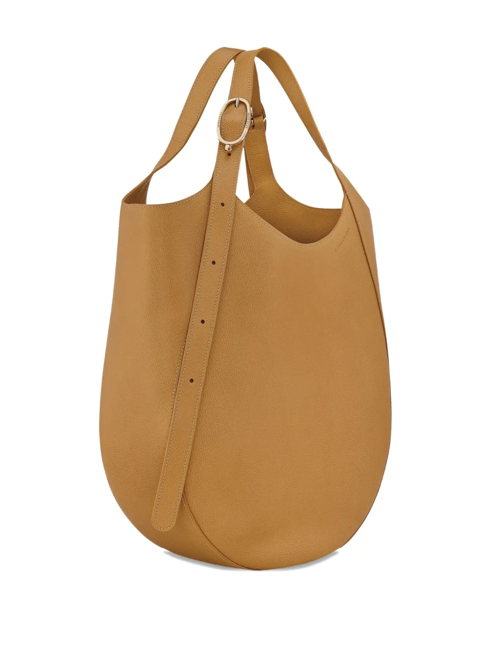 Longchamp Le Foulonné XL leather tote bag Bruin