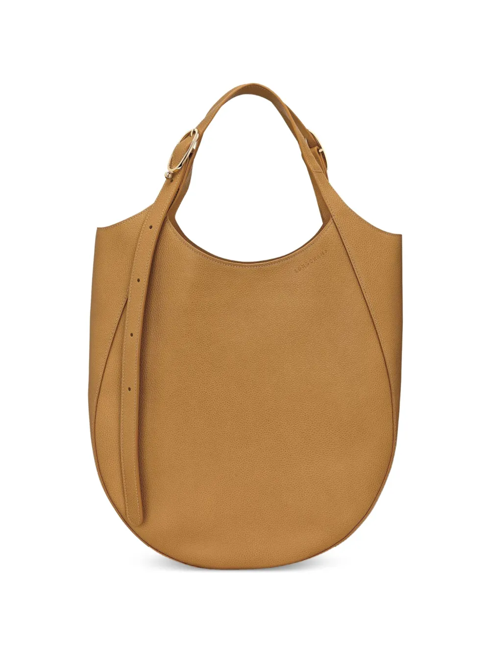 Longchamp Le Foulonné XL leather tote bag Bruin