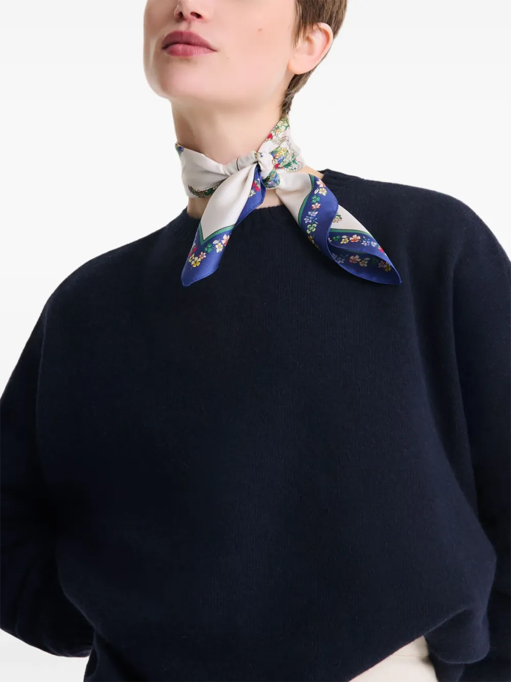 Longchamp Le Jardin Longchamp silk scarf | Image 2
