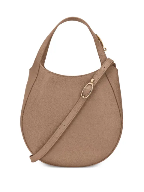 Longchamp small grained-leather handbag