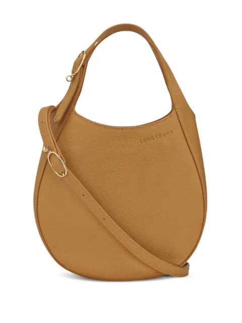Longchamp small grained-leather handbag