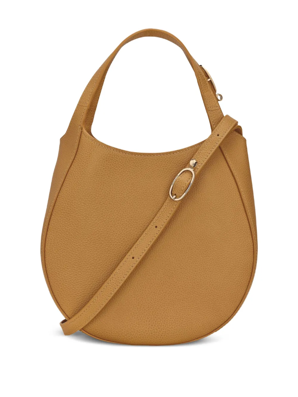 Longchamp Kleine handtas van bewerkt leer Geel