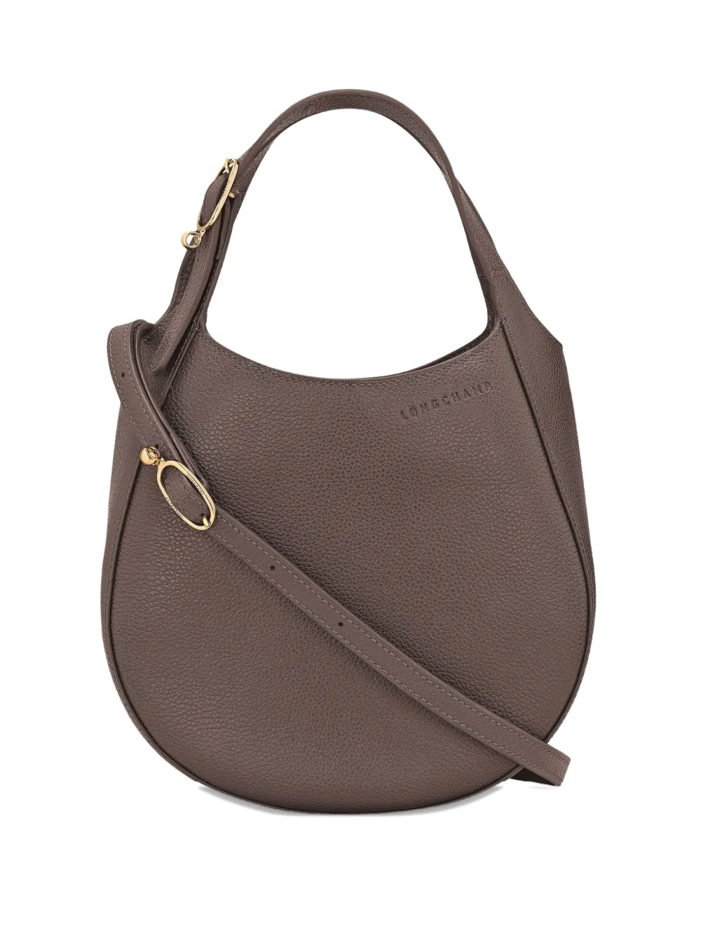 Longchamp Le Foulonné leather handbag - ブラウン Longchamp Le Foulonné leather handbag - ブラウン