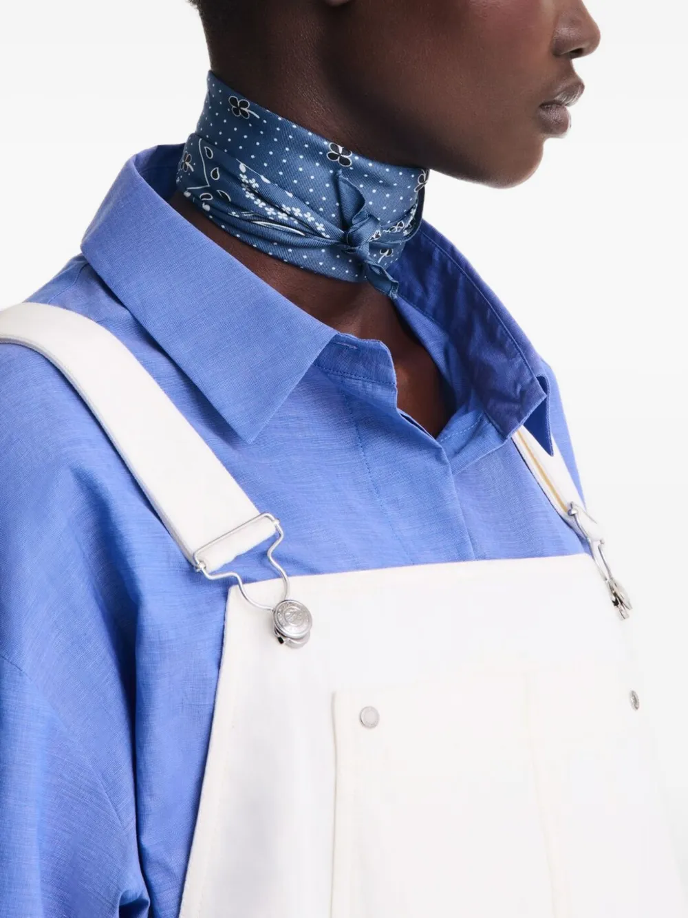 Longchamp French Bandana bandana - Blauw