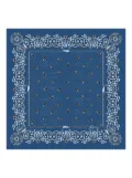 Longchamp French Bandana bandana - Blue