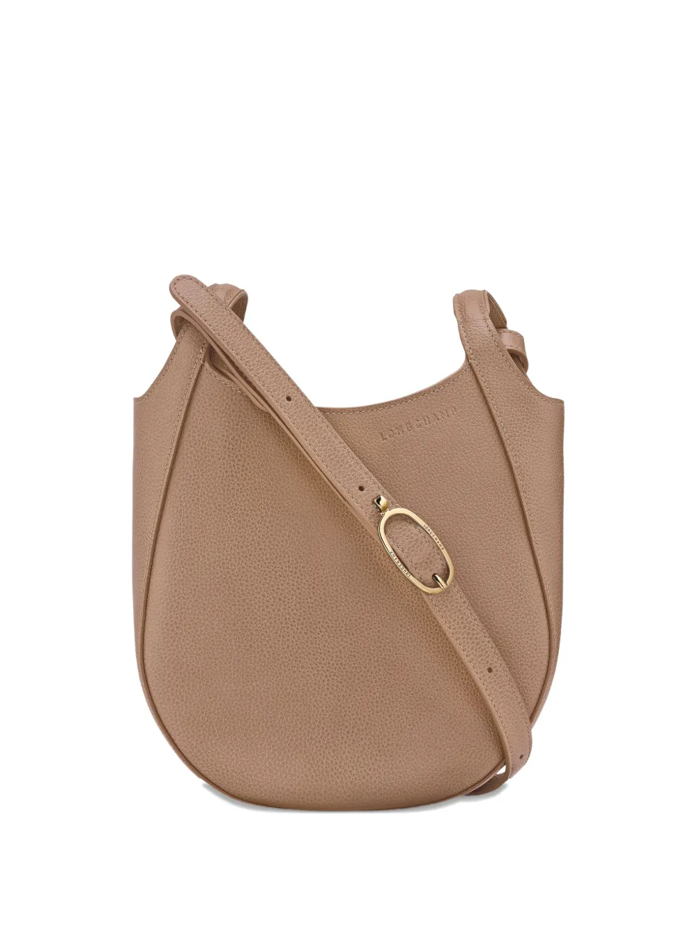 Longchamp small Le Foulonné leather cross body bag - ニュートラル Longchamp small Le Foulonné leather cross body bag - ニュートラル