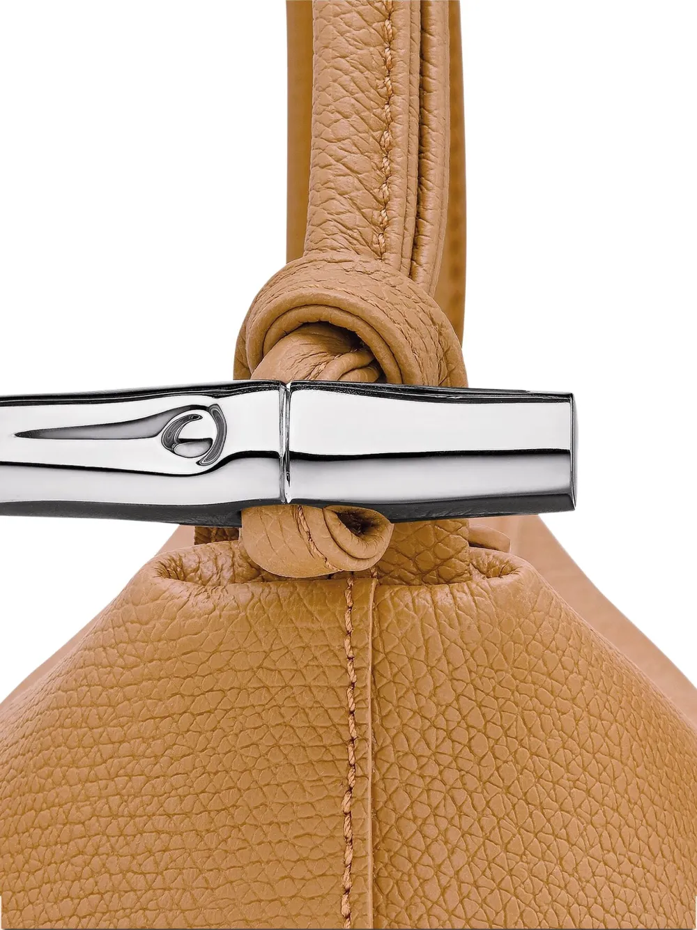 Longchamp Le Roseau medium schoudertas Bruin