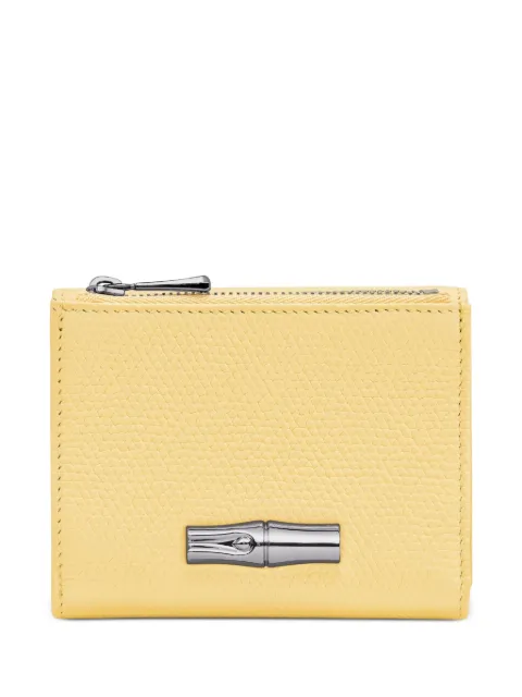 Longchamp Le Roseau zippered wallet