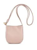 Longchamp Le Roseau S leather shoulder bag - Pink