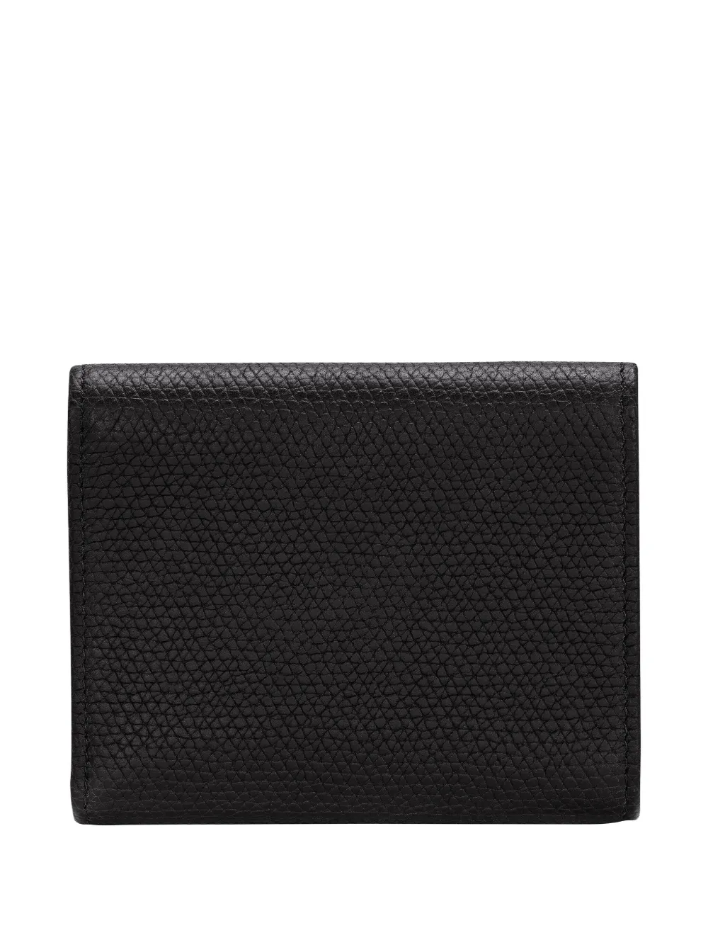 Longchamp Le Roseau textured leather cardholder - Zwart