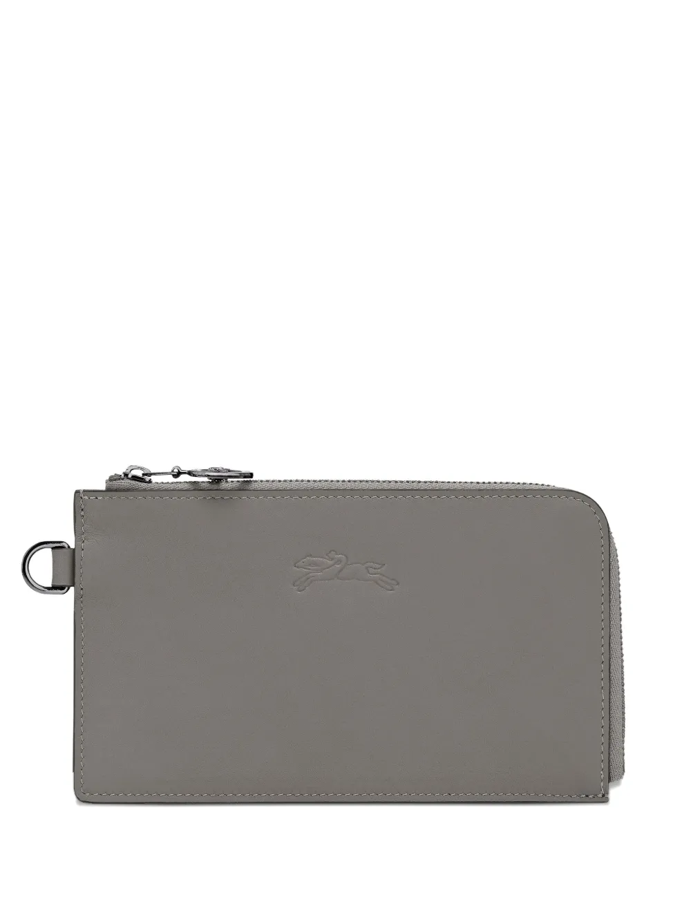 Longchamp Le Pliage Xtra leren clutch Grijs