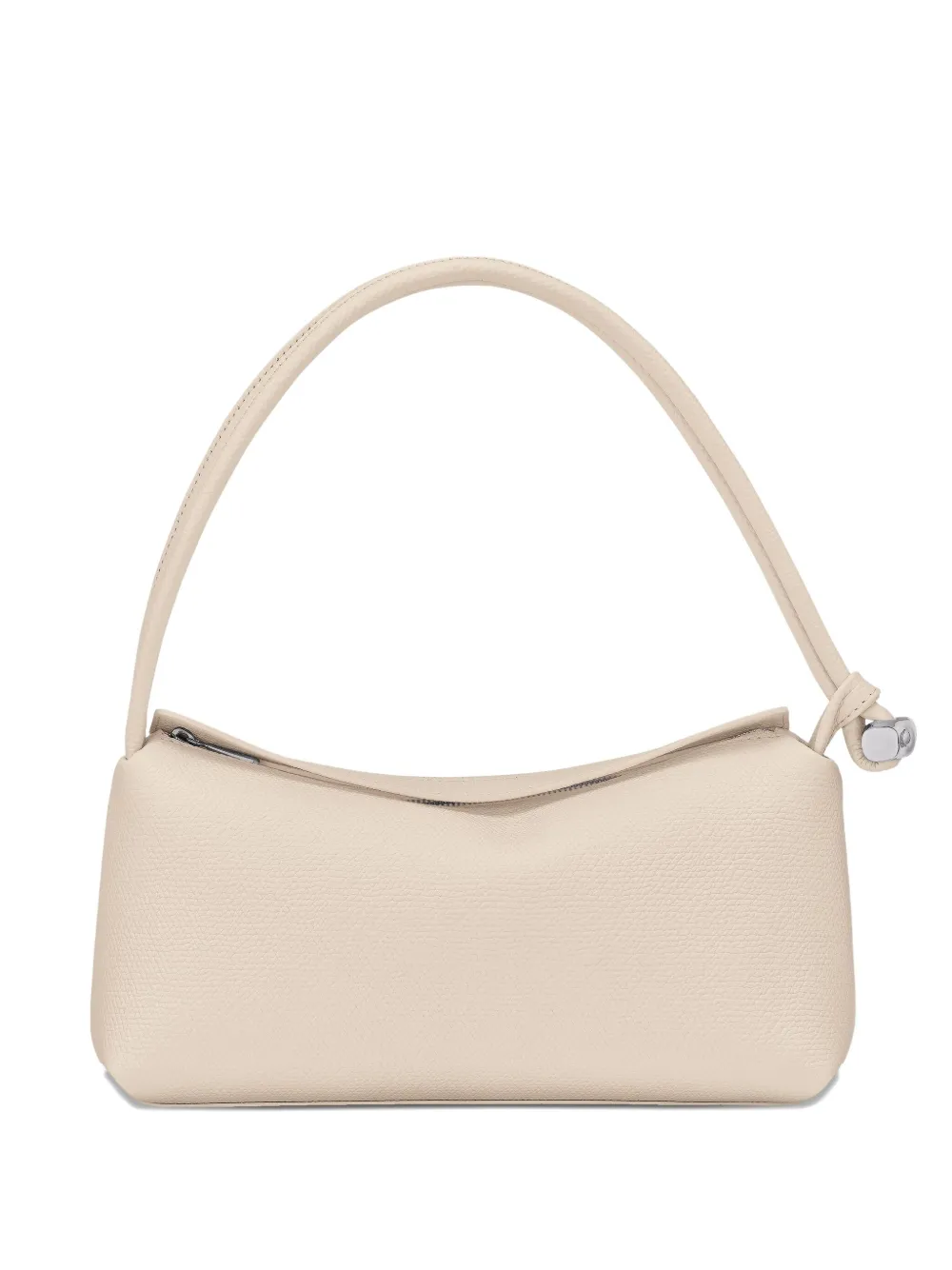 Longchamp Le Roseau schoudertas met dubbele handgreep en textuur Wit