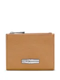Longchamp leather wallet - Orange