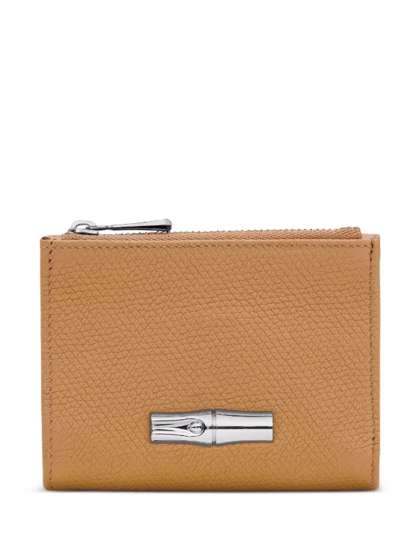Longchamp Le Roseau Compact Wallet | Orange | FARFETCH ZA