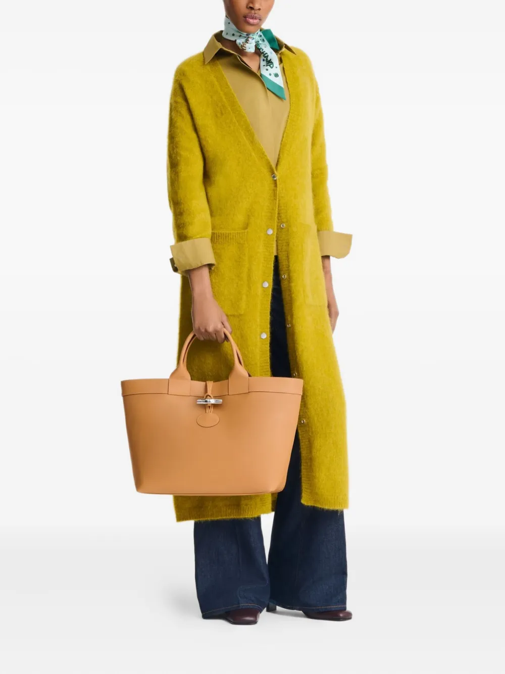 Longchamp Le Roseau shopper - Beige