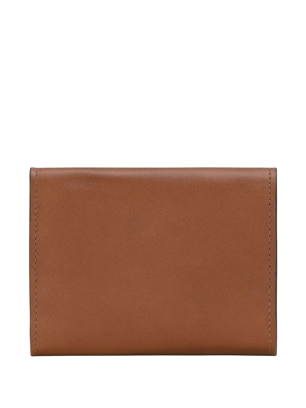 Longchamp Épure leather zip wallet - Bruin