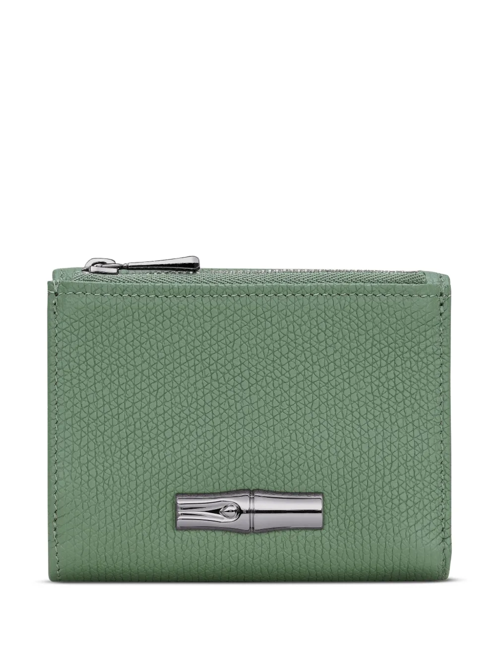 Le Roseau textured-leather zip wallet