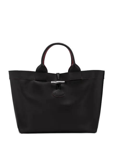 Longchamp Le Roseau leather tote bag
