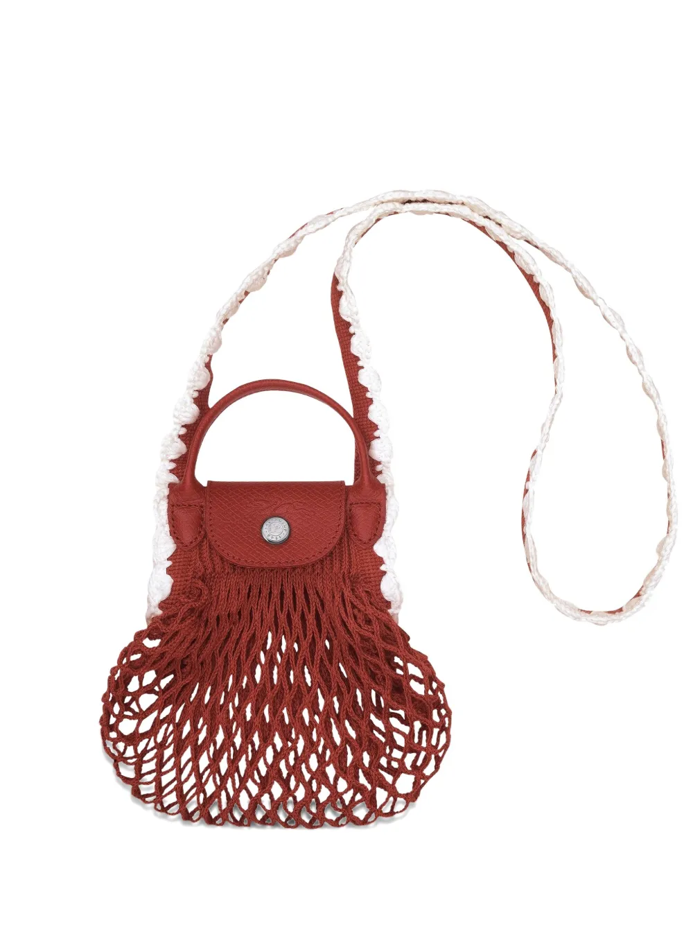 Longchamp ル プリアージュ ショルダーバッグ ミニ - レッド Longchamp ル プリアージュ ショルダーバッグ ミニ - レッド