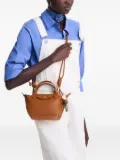 Longchamp xs Le Pliage Xtra leather tote bag - Brown