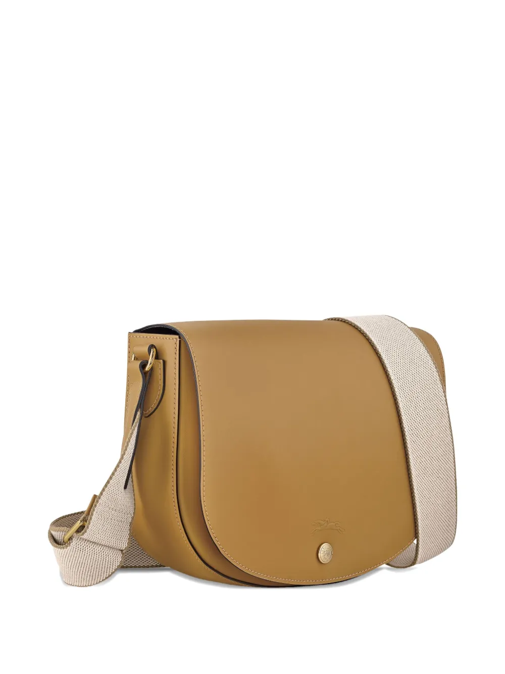 Longchamp medium Épure flap-closure calfskin cross-body bag Bruin