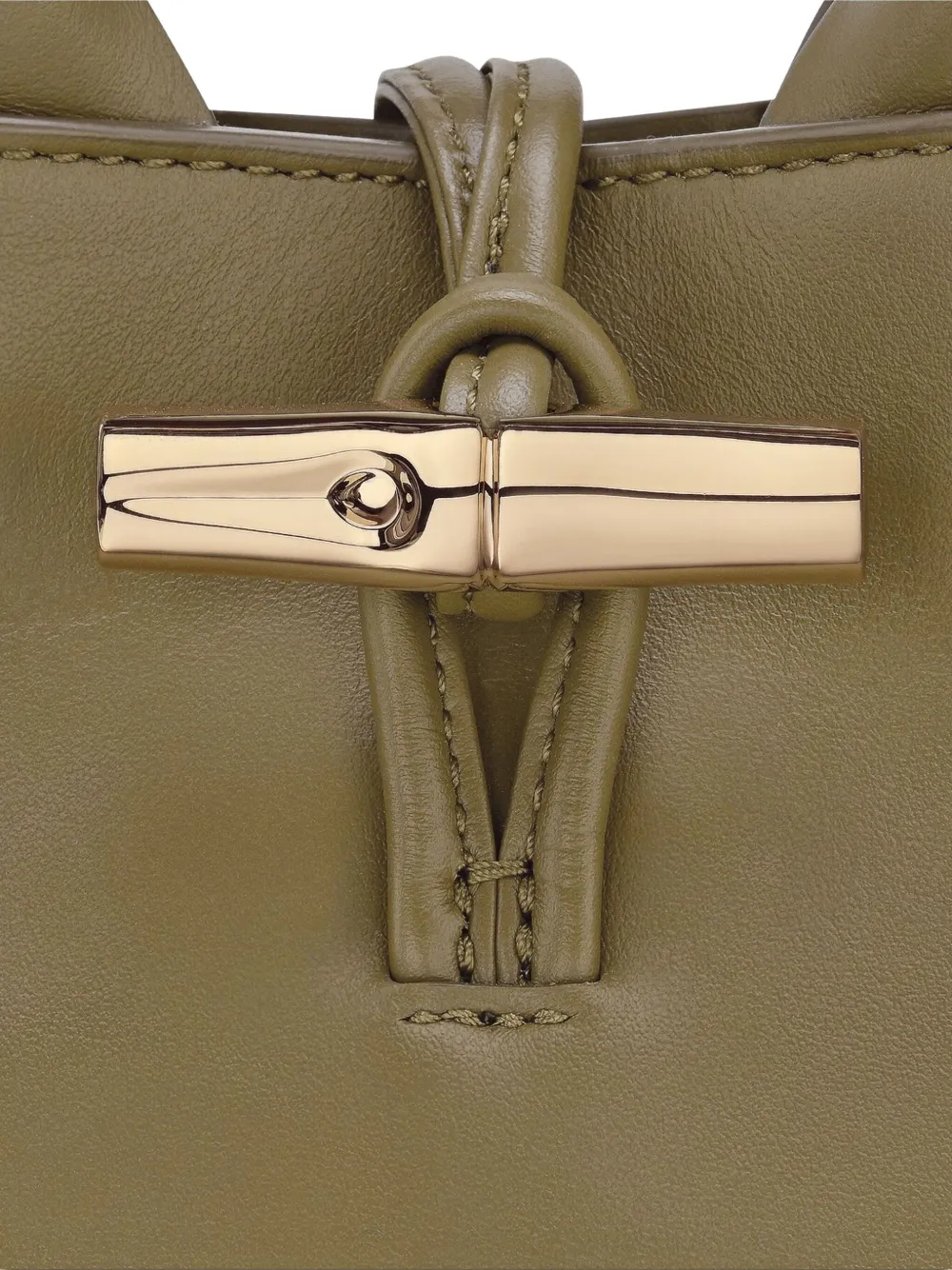 Longchamp Le Roseau XS clasp mini bag Groen