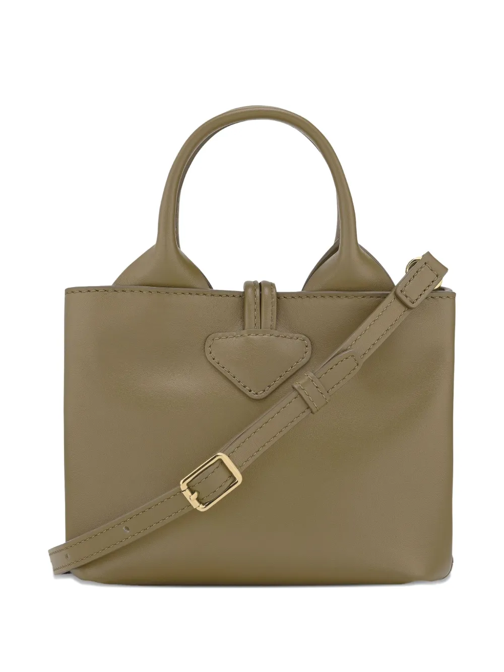 Longchamp Le Roseau XS clasp mini bag Groen