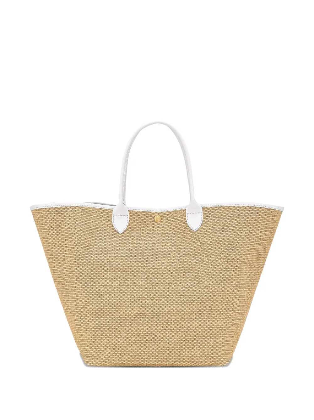 Longchamp Le Pliage medium shopper Wit
