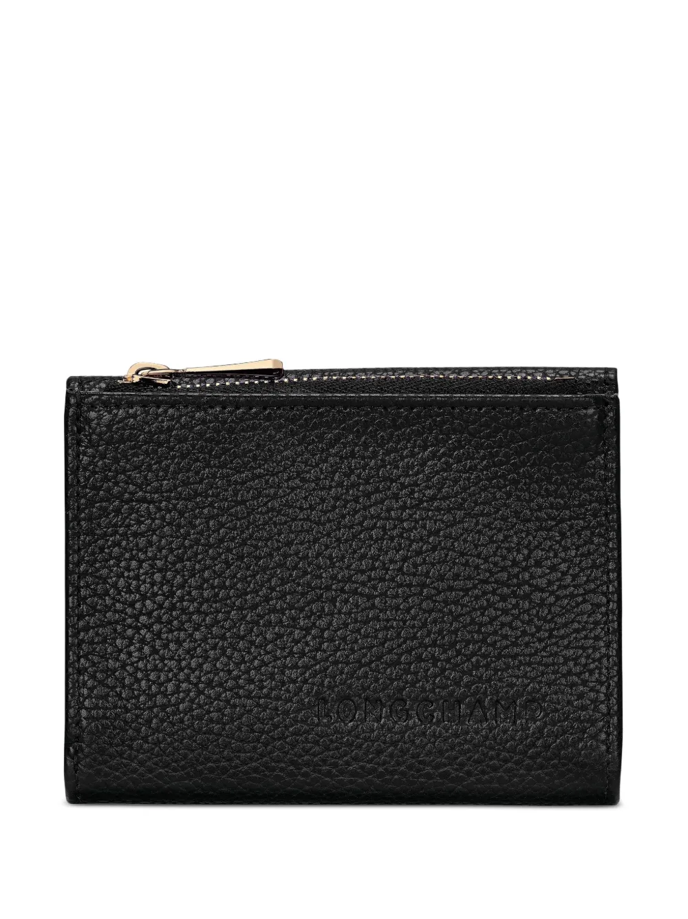 Longchamp Leren pasjeshouder Black