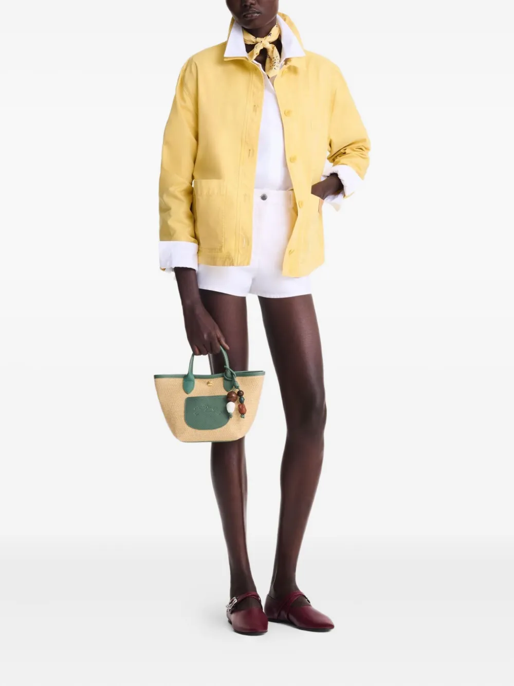 Longchamp Le Pliage shopper - Groen