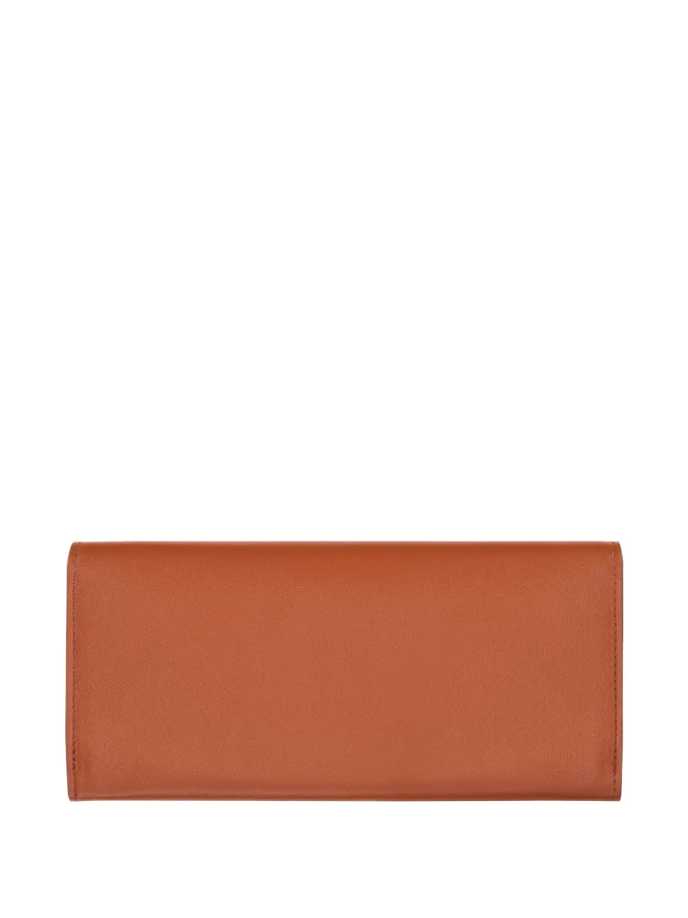 Longchamp Le Roseau leather wallet - Bruin